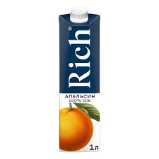 Сок апельсиновый Rich 1л